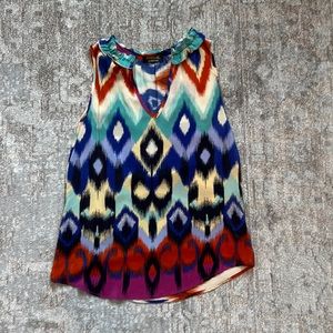 Colorful ikat top